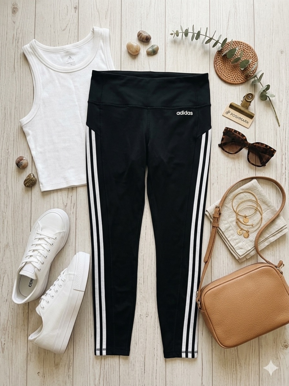 👟 Adidas 3-Stripe High-Rise Performance Leggings 👟
